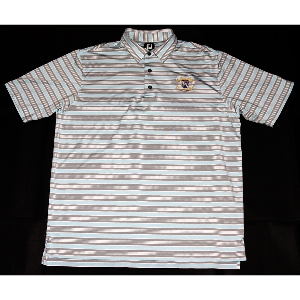 FootJoy "St. Petersburg Country Club" Men's Short Sleeve Golf Polo Shirt Size XL